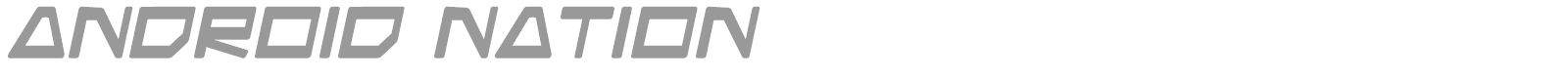 Android Nation font preview